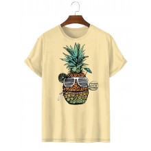 Men's Pineapple Ideas Fun Short Sleeve T-Shirt