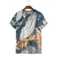 Men's Beluga Art Short Sleeve T-Shirt