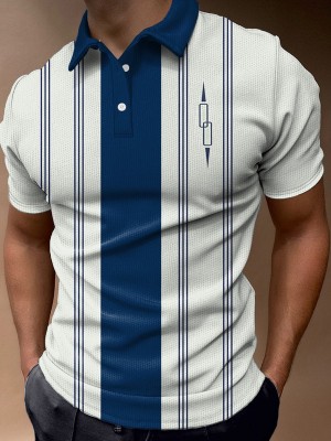 Men's Fashion Casual Basic Short Sleeve Polo Shirt