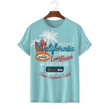 West Coast California Surf Short Sleeve T-Shirt