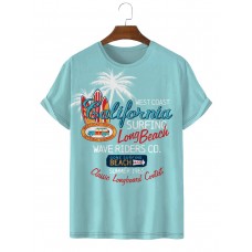 West Coast California Surf Short Sleeve T-Shirt